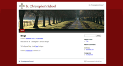 Desktop Screenshot of blogs.stchristophers.com